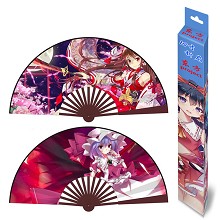 10inches Tohou Project anime silk cloth fans