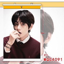 BTS V star wall scroll