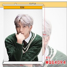 BTS RM star wall scroll