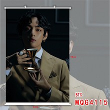 BTS V star wall scroll