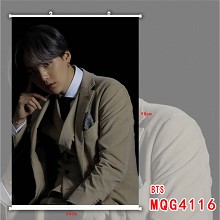 BTS SUGA star wall scroll