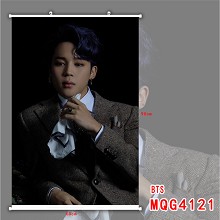 BTS star wall scroll