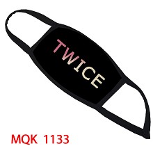 TWICE star trendy mask