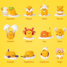 Gudetama zodiac anime figures set(12pcs a set)