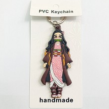 Demon Slayer Kamado Nezuko anime two-sided key chain