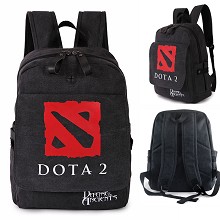 DOTA2 anime canvas backpack bag
