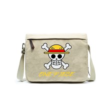 One Piece anime canvas satchel shoulder bag