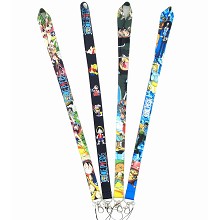 One Piece neck strap Lanyards for keys ID card gym phone straps USB badge holder diy hang rope