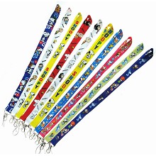 Snoopy neck strap Lanyards for keys ID card gym phone straps USB badge holder diy hang rope