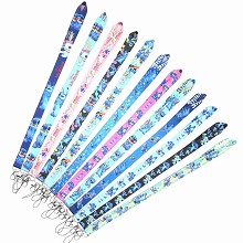 Stitch neck strap Lanyards for keys ID card gym phone straps USB badge holder diy hang rope