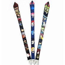 Fairy Tail neck strap Lanyards for keys ID card gym phone straps USB badge holder diy hang rope