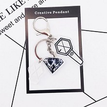 EXO star acrylic key chain