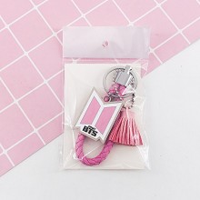 BTS star key chain