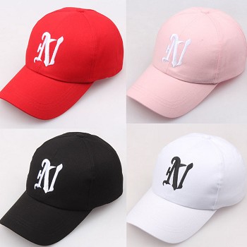 N letter grapheme word character cap sun hat