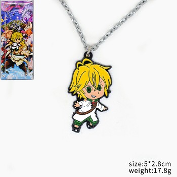 The Seven Deadly Sins Meliodas anime necklace