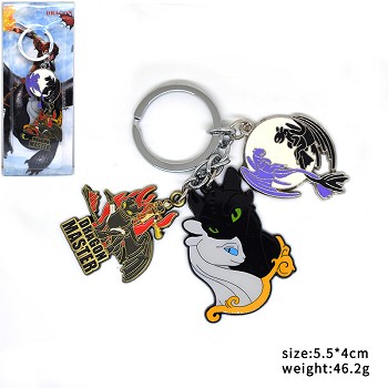 How to Train Your Dragon anime key chain