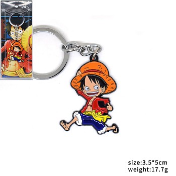 One Piece Luffy anime key chain