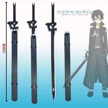 Sword Art Online Kirito anime cosplay wood knife weapon 105CM