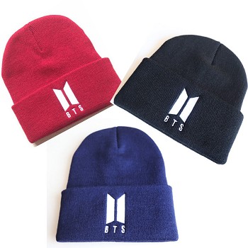 BTS straw hat knitted hat