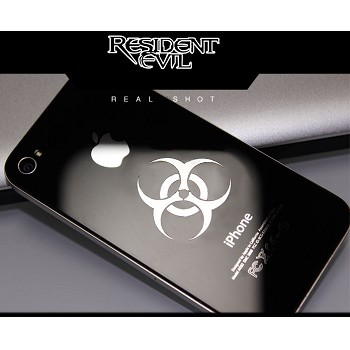 Resident Evil metal mobile phone stickers