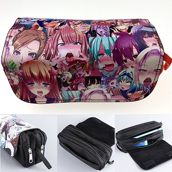 Ahegao anime pen bag pencil bag