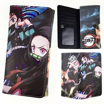 Demon Slayer anime long wallet