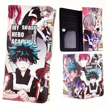 My Hero Academia anime long wallet