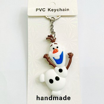 Frozen anime two-sided key chain