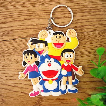 Doraemon anime two-sided key chain