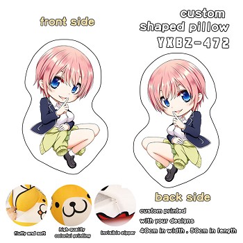 Gotoubun no hanayome anime custom shaped pillow