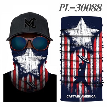 Captain America headgear stocking mask magic scarf neck face mask