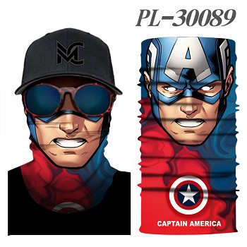 Captain America headgear stocking mask magic scarf neck face mask