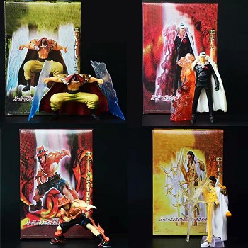 One Piece anime figures set(4pcs a set)