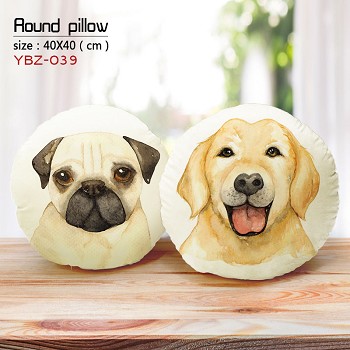 Dog anime two-sided pillow