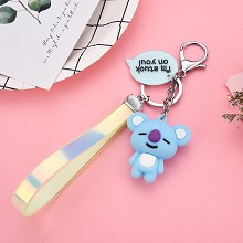 BTS star figure doll pendant key chain