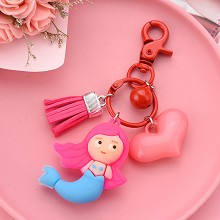 The Mermaid figure doll pendant key chain