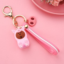 We Bare Bears figure doll pendant key chain