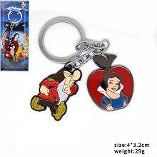 Snow White anime key chain