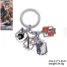 Attack on Titan anime key chain