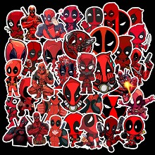 The Avengers hero Deadpool waterproof stickers set...