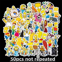 The Simpsons anime waterproof stickers set(50pcs a...