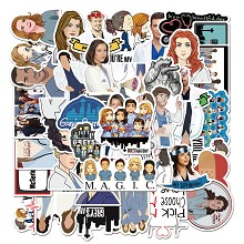 Grey's Anatomy waterproof stickers set(50pcs a set)