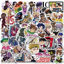 JoJo's Bizarre Adventure anime waterproof stickers set(50pcs a set)