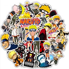 Naruto anime waterproof stickers set(50pcs a set)