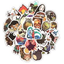 Totoro anime waterproof stickers set(50pcs a set)