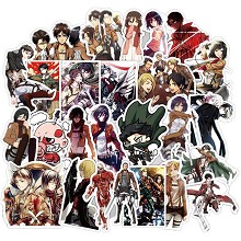 Attack on Titan anime waterproof stickers set(50pcs a set)