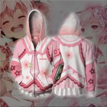 Hatsune Mike anime printing hoodie sweater cloth