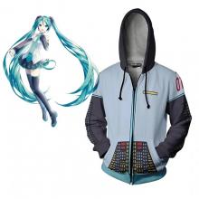 Hatsune Mike anime printing hoodie sweater cloth