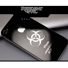 Resident Evil metal mobile phone stickers
