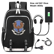 Harry Potter USB charging laptop backpack school b...